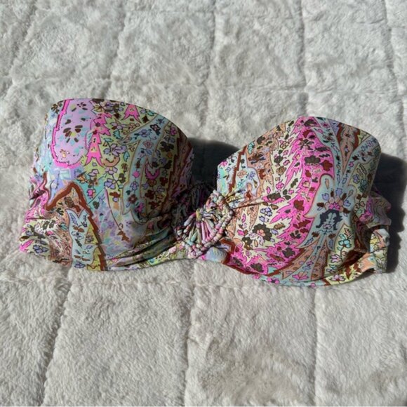 Victoria's Secret | "Byron Bay" Strapless Bikini Top | Size 34DD - Picture 4 of 11